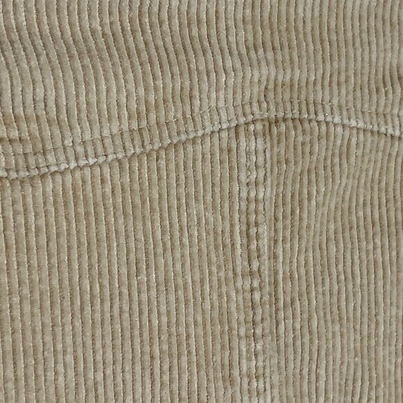 She and Sky Skirt Womens Corduroy Mini Flare Size Small Tan Brown Fall Casual - Picture 10 of 12